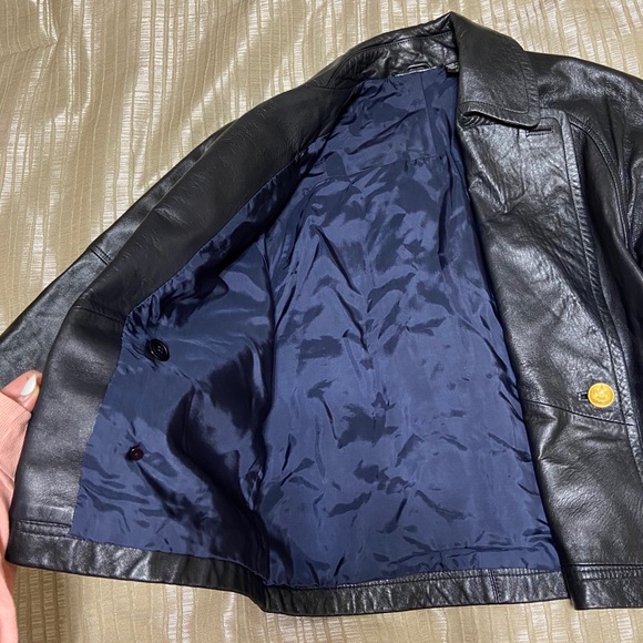 Real leather black jacket - Picture 6 of 10